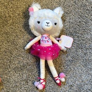 Hallmark Pink Tutu Llama Plush